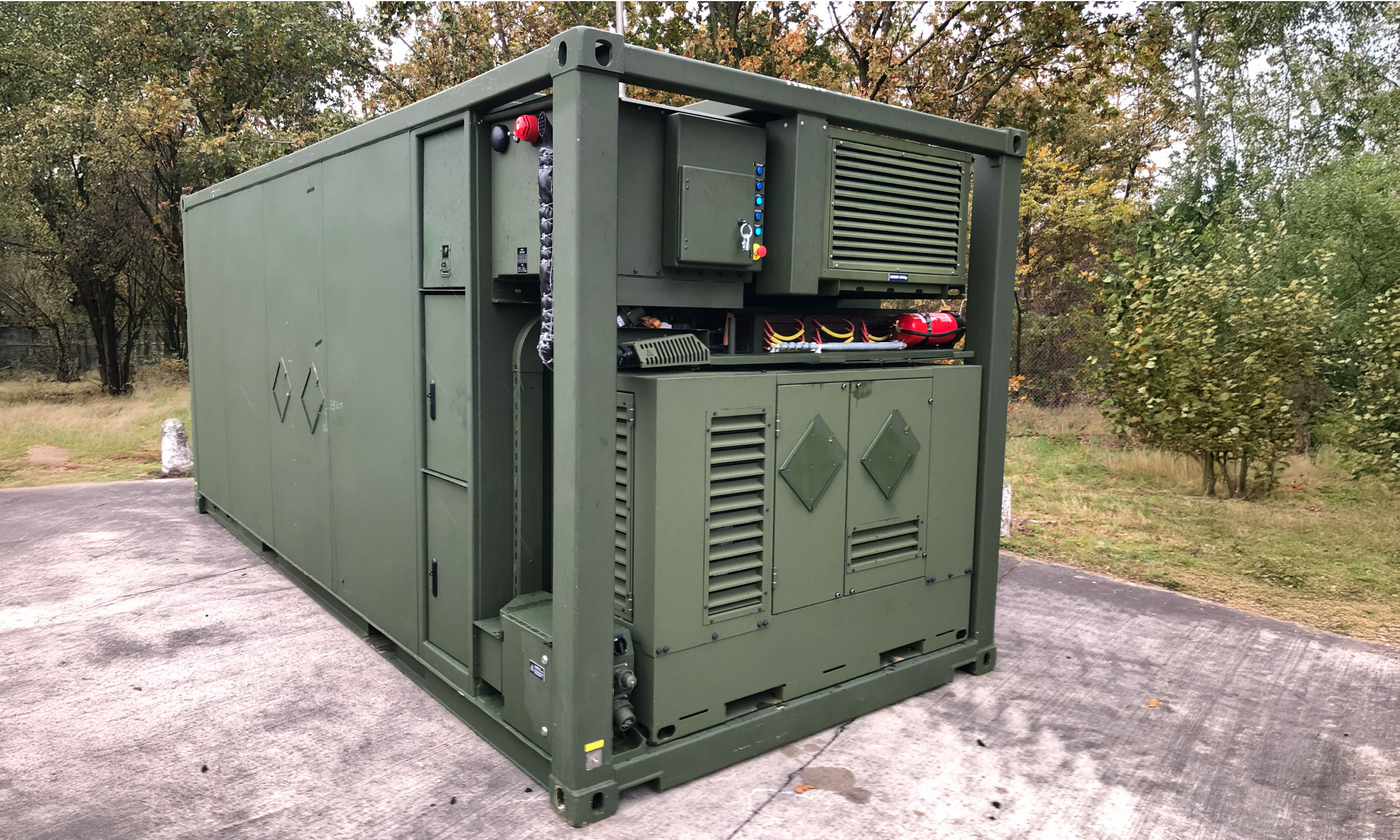 8 kVA aggregaten voor containers defensie